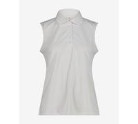 CMP Mountain Hikes Sleeveless Polo Shirt Polar White Women - L
