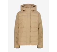 CMP Padded Down Hooded Jacket Light Brown Beige Women - L