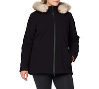 CMP Parka Softshell Padded Hooded Eco Fur, Women's Jacket, womens, Jacket, 30K3786, Black, 52
