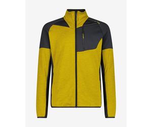 CMP Pile Grid Tech Fleece Yellow Black - 56