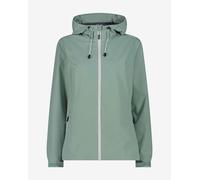 CMP Rain Jacket Fix Hood Jacket mineral green Women - XL