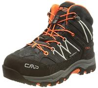 CMP Rigel Mid Trekking Shoe Wp, Walking shoe, Antracite-Flash Orange,