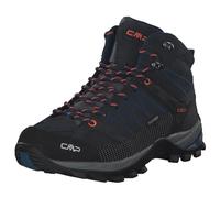 CMP Rigel Mid Trekking Shoes Wp B.Blue-Flash Orange UK 7