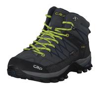 CMP Rigel Mid Trekking Shoes Wp Grey-B.Blue UK 6.5