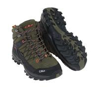 CMP Rigel Mid Waterproof Trekking Boots - Olive/Flame