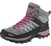 CMP Rigel Mid Wmn Trekking Shoes Wp Grey-Fuxia-Ice UK 3