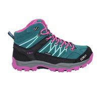 CMP Kids Rigel Mid WP - Walking shoes - Kid's Lake / Pink Fluo 38