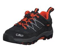 CMP Rigel Unisex Low Shoes Kids Wp Trekking Shoes, Antracite Flash Orange, 40 EU