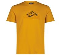 CMP - S/S T-Shirt - Sport shirt size 58, orange/yellow