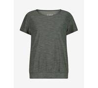 CMP Stretch Jersey Short Sleeve T-Shirt Chrome Green Women - M