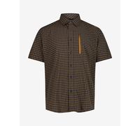 CMP Stretch Regular Short Sleeve Shirt Black Yellow - 52