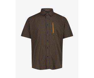 CMP Stretch Regular Short Sleeve Shirt Black Yellow - 54