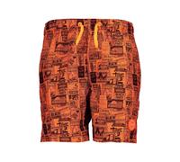Printed kids' swim shorts CMP Orange 12 ans