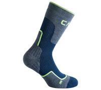 CMP - Trekking Sock Wool Mid - Walking socks size 39-42, blue