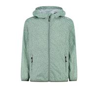 CMP Girls Rain Fix Hood Jacket, Light Green, 4 Years UK