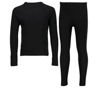 CMP Unisex Kids Kid Set (Sweat and Pant) Thermal underwear, Nero, 164, 3Y84801 (pack of 1)