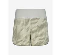 CMP Unlimitech Running Striped shorts green beige women - XS