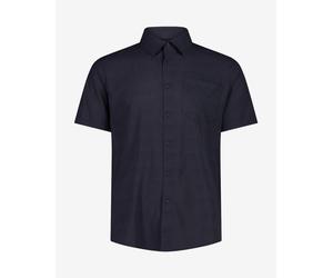 CMP Wicking Check short sleeve shirt navy blue - M
