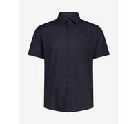 CMP Wicking Check short sleeve shirt navy blue - XXL