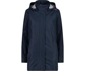 CMP Windproof Long Hooded Jacket, Blue, D42