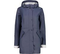 CMP - Woman Jacket Fix Hood, Black Blue, XS