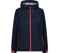 CMP - Woman Jacket Fix Hood, Black Blue, XXXL