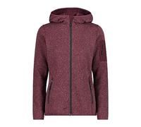 CMP - Woman Jacket Fix Hood, Burgundy-Anthracite, XS