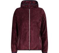 CMP - Woman Jacket Fix Hood, Burgundy, XS