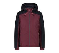 CMP - Woman Jacket Fix Hood, Burgundy, XS