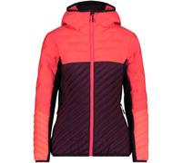 CMP Woman Jacket Hybrid Fix Hood - Women - Orange / Purple - size XXS- model 2024 XXS