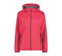 CMP - Woman Jacket Rain Fix Hood, Strawberry, M