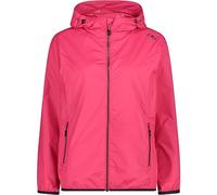 CMP - Woman Jacket Rain Fix Hood, Strawberry, S