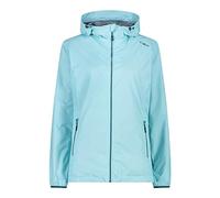 CMP - Woman Jacket Rain Fix Hood, Waterfall, M