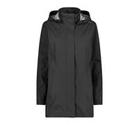 CMP - Woman Jacket Snaps Hood, Black, S
