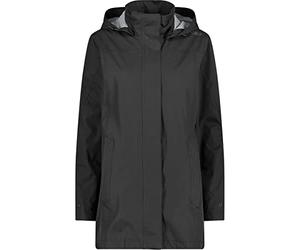 CMP - Woman Jacket Snaps Hood, Black, XXS