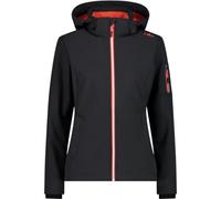 CMP - Woman Jacket Zip Hood, Anthracite-Poppy, XL