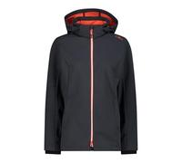 CMP - Woman Jacket Zip Hood, Anthracite-Poppy, XXS