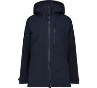 CMP Woman Long Jacket Fix Hood - Women - Black / Blue - size 40- model 2025 40
