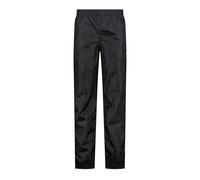 CMP - Woman Pant Rain With Lining And Full Lenght Side Zips, Black, M