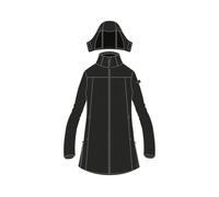 CMP - Woman Parka Jacket Zip Hood, Black, 40