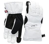 CMP - Woman Taslan Ski Gloves, White, 6