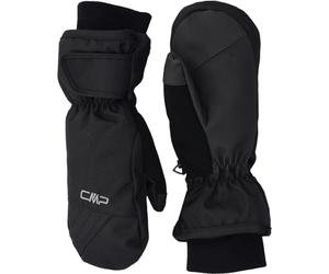 CMP - Woman Twill Ski Mitten, Black, 6.5