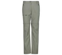 CMP - Women's 4-Way Stretch Zip Off Pant - Zip-off trousers size 36, olive/grey