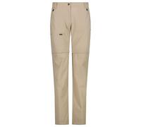 CMP - Women's 4-Way Stretch Zip Off Pant - Zip-off trousers size 38, sand