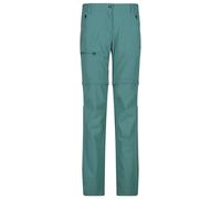 CMP - Women's 4-Way Stretch Zip Off Pant - Zip-off trousers size 46, turquoise