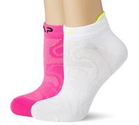 CMP women's ankle socks, Womens, Füßlinge, Bianco-Pink Fluo