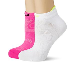CMP women's ankle socks, Womens, Füßlinge, Bianco-Pink Fluo