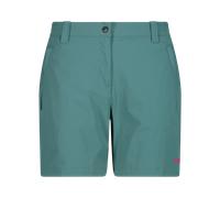 CMP Womens Bermuda Stretch Nylon Short Agave/Antracite-Festival - Teal - Size Small