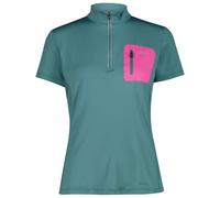 CMP - Women's Breast Pocket T-Shirt Free Bike - Cycling jersey size 34, turquoise