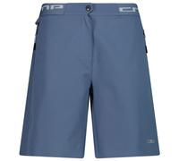 CMP - Women's Free Bike Stretch Bermuda + Mesh Underwear - Cycling bottoms size 34, blue
